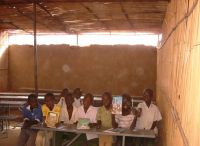 Bastmattenschule in Khartoum